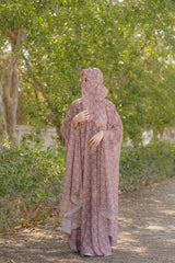 Printed Kaftan Abaya Premium Qatari Fabric