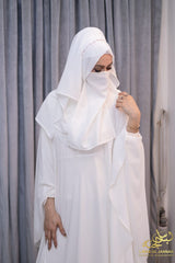 Luxury Abaya Qatar Kaftan Designer Set – 3 PCs | Premium Collection –