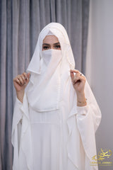 Luxury Abaya Qatar Kaftan Designer Set – 3 PCs | Premium Collection –