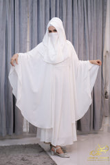 Luxury Abaya Qatar Kaftan Designer Set – 3 PCs | Premium Collection –