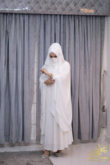 Luxury Abaya Qatar Kaftan Designer Set – 3 PCs | Premium Collection –