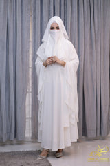 Luxury Abaya Qatar Kaftan Designer Set – 3 PCs | Premium Collection –