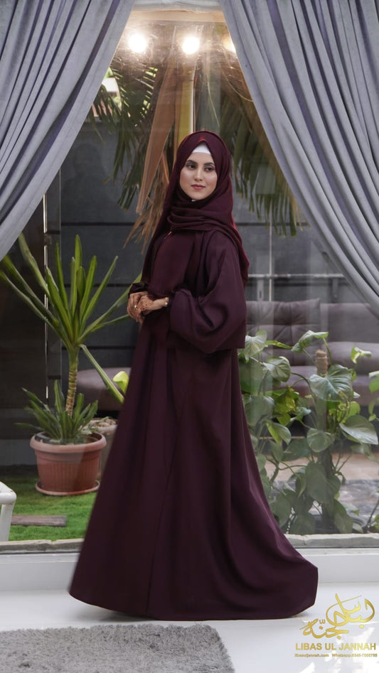 Afiya – Kaftan Style with Cross PintexStyle: Front Open | Sleeves: Batwing (Kaftan)