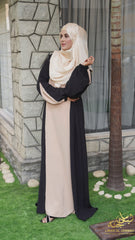 Zara – Chic Contrast with Belted Fit Fabric: Jarsi Origin: Made in China