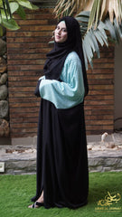 Layla – Kaftan Style with Broshia EleganceFabric: Half Nida, Half Broshia