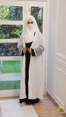 Falasteen – Palestine-Inspired Embroidered SleevesStyle: Open Coat Abaya (with inner recommended)