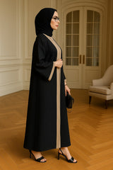 Zariah – Double Layer Designer Abaya