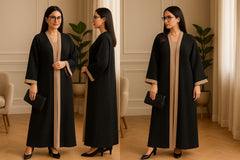 Zariah – Double Layer Designer Abaya