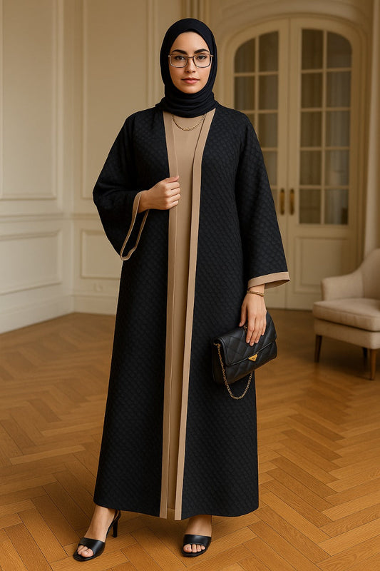 Zariah – Double Layer Designer Abaya