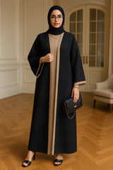 Zariah – Double Layer Designer Abaya