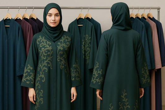 Elegant Computer Embroidery DetailFabric: China Nida