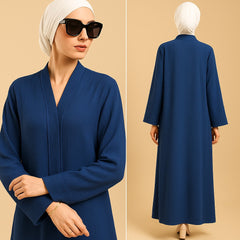 Crush Plain Abaya – Grace in Simplicity ✨