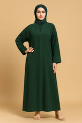 Crush Plain Abaya – Grace in Simplicity ✨