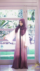Aura – Signature Tie & Dye Front-Open Abaya