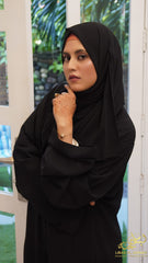 Signature Black – Front Open Style | Korean Nida Fabric**