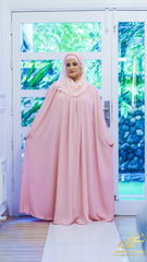 Nayrah Nida Korean – Pleated Shoulder Kaftan Abaya