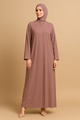 Crush Plain Abaya – Grace in Simplicity ✨