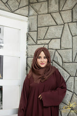 Aura – Classic Plain Nida Abaya (17 Colors)