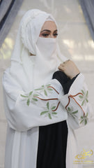 Rimal – Palm Embroidered Abaya Upper