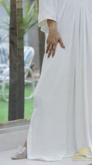Amira – White Kaftan Abaya*