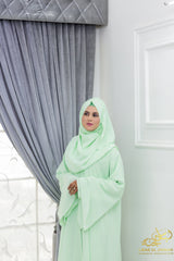 Alvira – Double Upper Designer Abaya Set