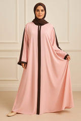 Pearl Embellished Nida Abaya*