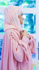 Nayrah Nida Korean – Pleated Shoulder Kaftan Abaya