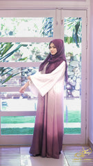 Aura – Signature Tie & Dye Front-Open Abaya