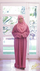 Premium Nida Zoom Abaya – Double Shade Elegance in 8 Stunning Colors