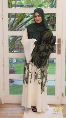 Camouflage Print Abaya – Stylish Maxi Design | Dubai Fabric
