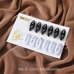 PIN Plastic Scarf Pin Set