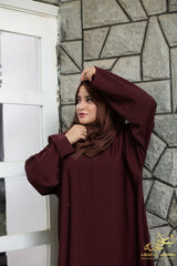 Aura – Classic Plain Nida Abaya (17 Colors)