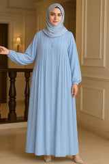 Premium Pleated Abaya – Double Layer | With Dupatta & Niqab