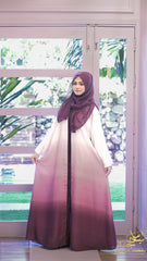 Aura – Signature Tie & Dye Front-Open Abaya
