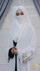 Rimal – Palm Embroidered Abaya Upper