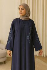 Elegant Embellished Cey Fabric Abaya