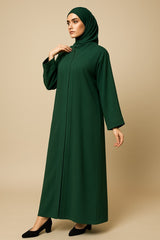 Crush Plain Abaya – Grace in Simplicity ✨