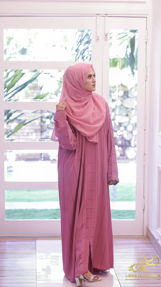 Premium Nida Zoom Abaya – Double Shade Elegance in 8 Stunning Colors