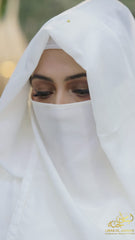 Amira – White Kaftan Abaya*