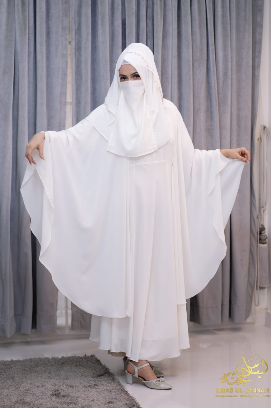 Luxury Abaya Qatar Kaftan Designer Set – 3 PCs | Premium Collection –