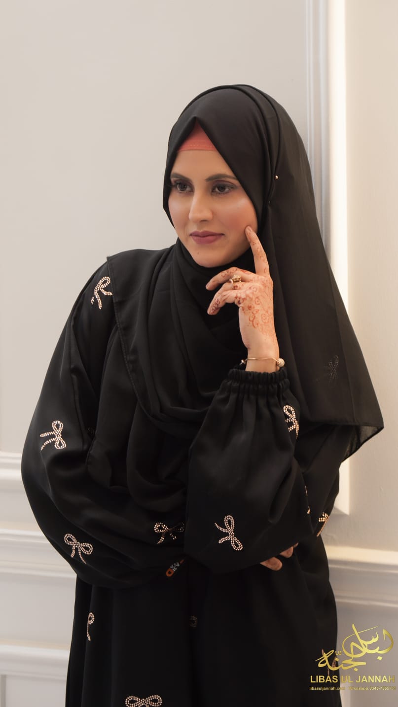 Black Elegance with DMC Nugget BowsColor: Black