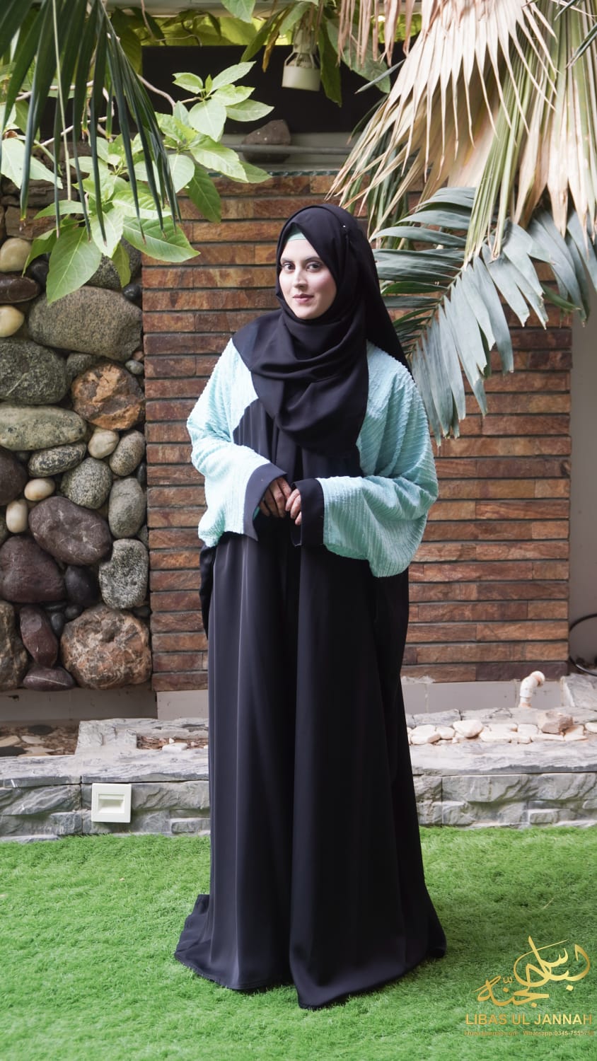 Layla – Kaftan Style with Broshia EleganceFabric: Half Nida, Half Broshia