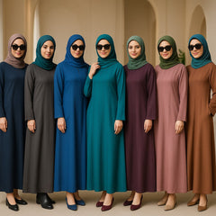 Noor – CF Crush Fabric Abaya Collection