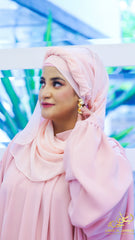 Nayrah Nida Korean – Pleated Shoulder Kaftan Abaya