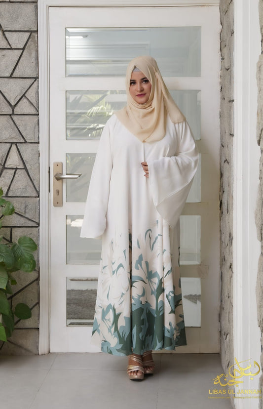 Camouflage Print Abaya – Stylish Maxi Design | Dubai Fabric