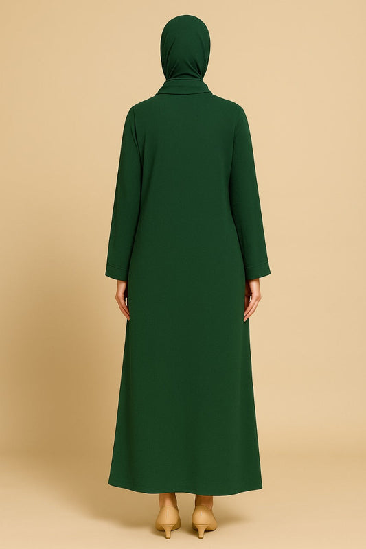 Crush Plain Abaya – Grace in Simplicity ✨