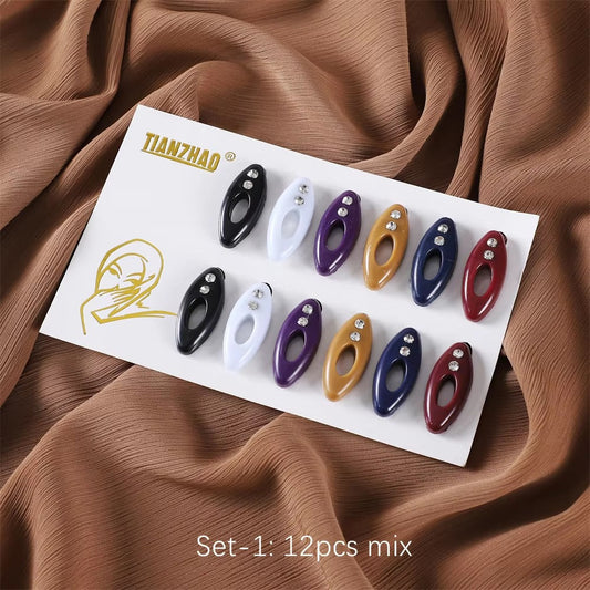 PIN   Plastic Scarf Pin Set